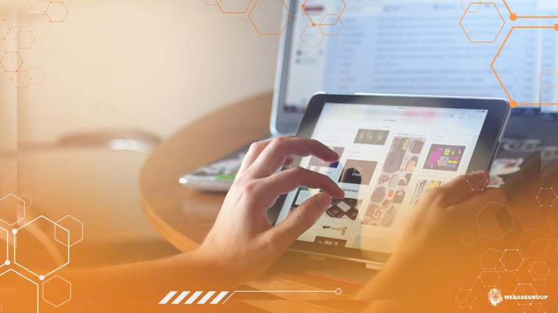User interface design in UX UI strategy for business website development