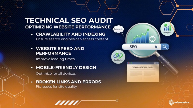 A technical SEO for website SEO audit builds a strong foundation to optimize SEO