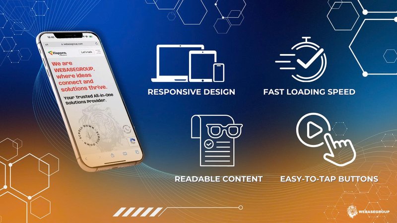 Key elements of mobile friendly website design optimization