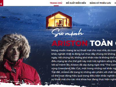 Ariston - Hành trình Khắc Nghiệt Campaign website