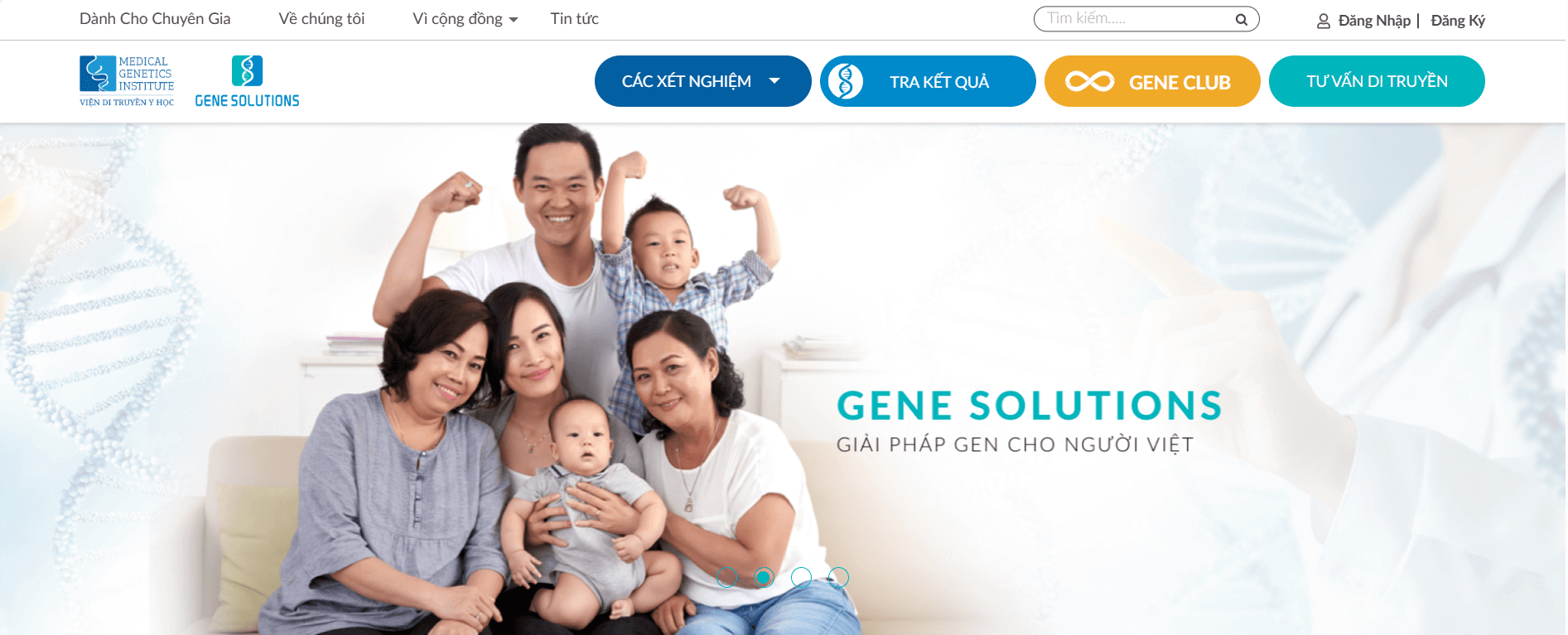Gene Solutions Website Development