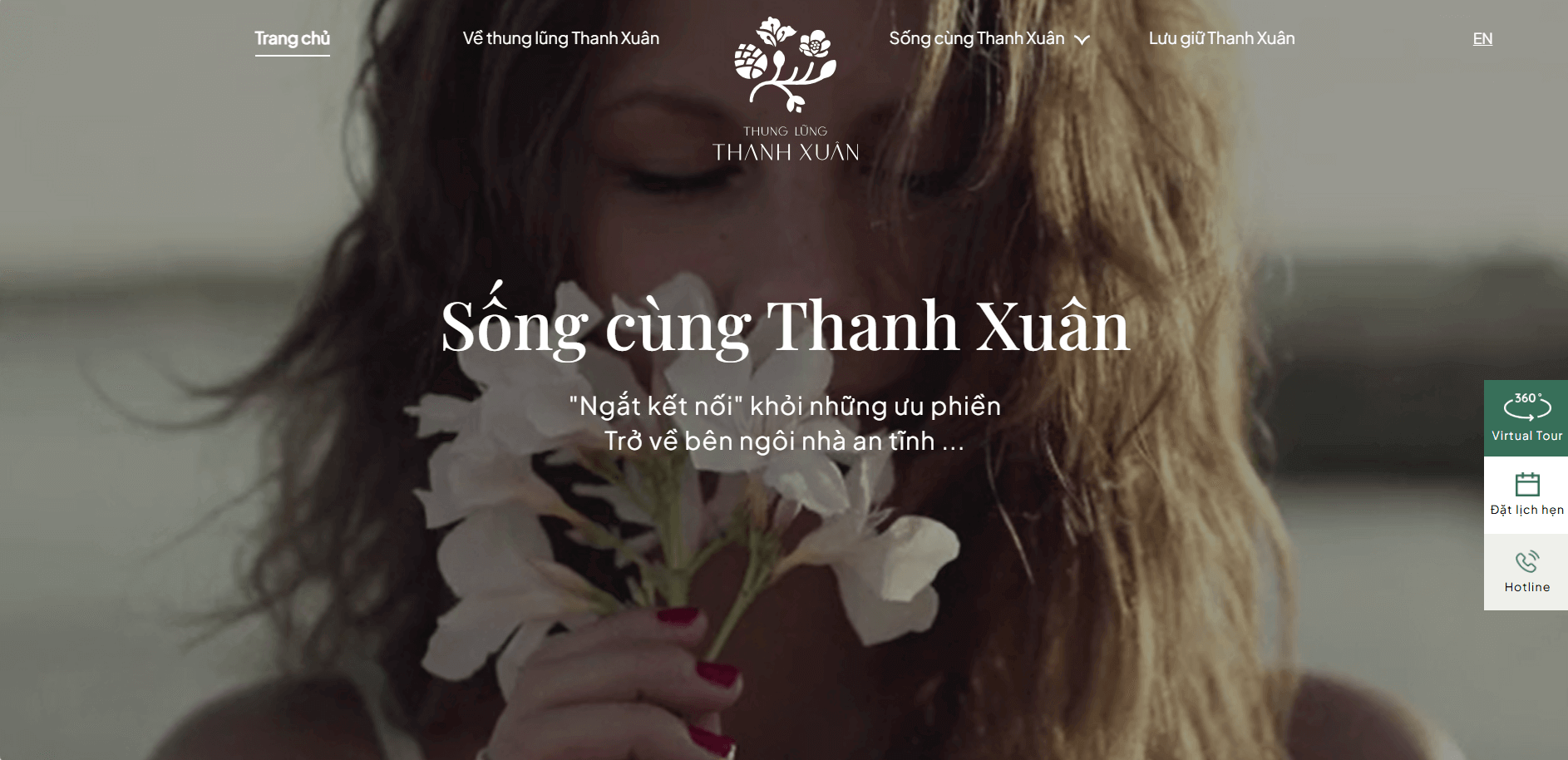 Thanh Xuan Valley Immersive Brand Website