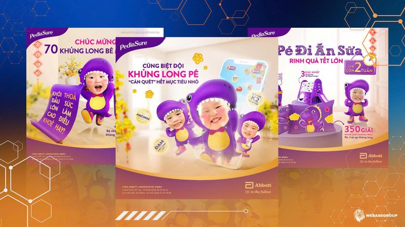 Interactive game integrated into the PediaSure website development project.