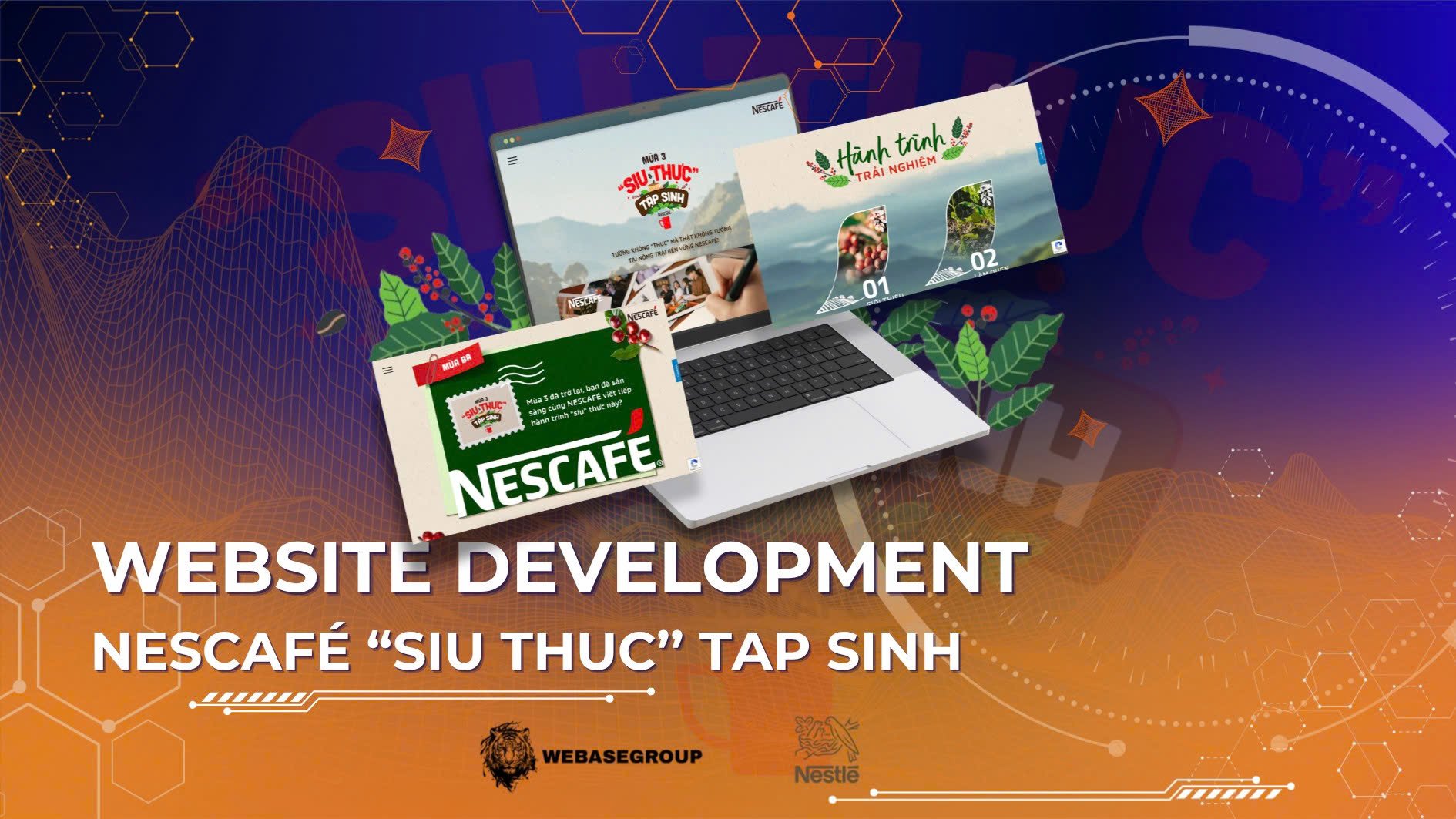 Website Development for the NESCAFÉ “Siu Thuc” Tap Sinh Project